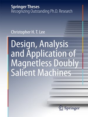 cover image of Design, Analysis and Application of Magnetless Doubly Salient Machines
